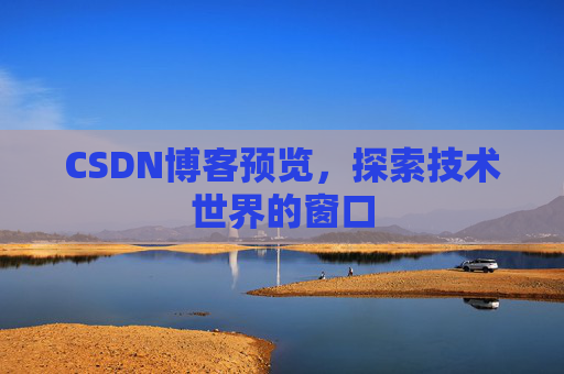 CSDN博客预览，探索技术世界的窗口